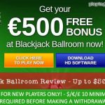 blackjack ballroom casino review welcome bonus