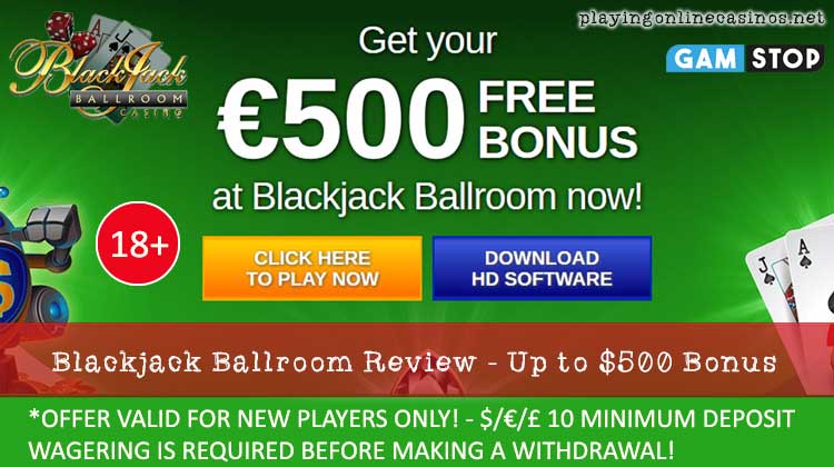 blackjack ballroom casino review welcome bonus