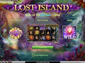 lost island slot machine