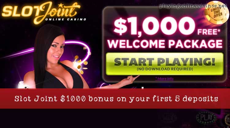 Slotjoint 100 Free Spins