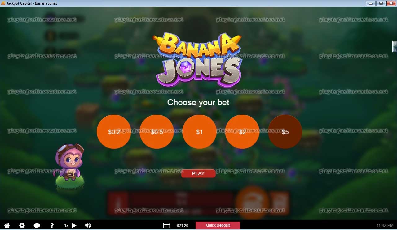 Banana Jones Casino Game