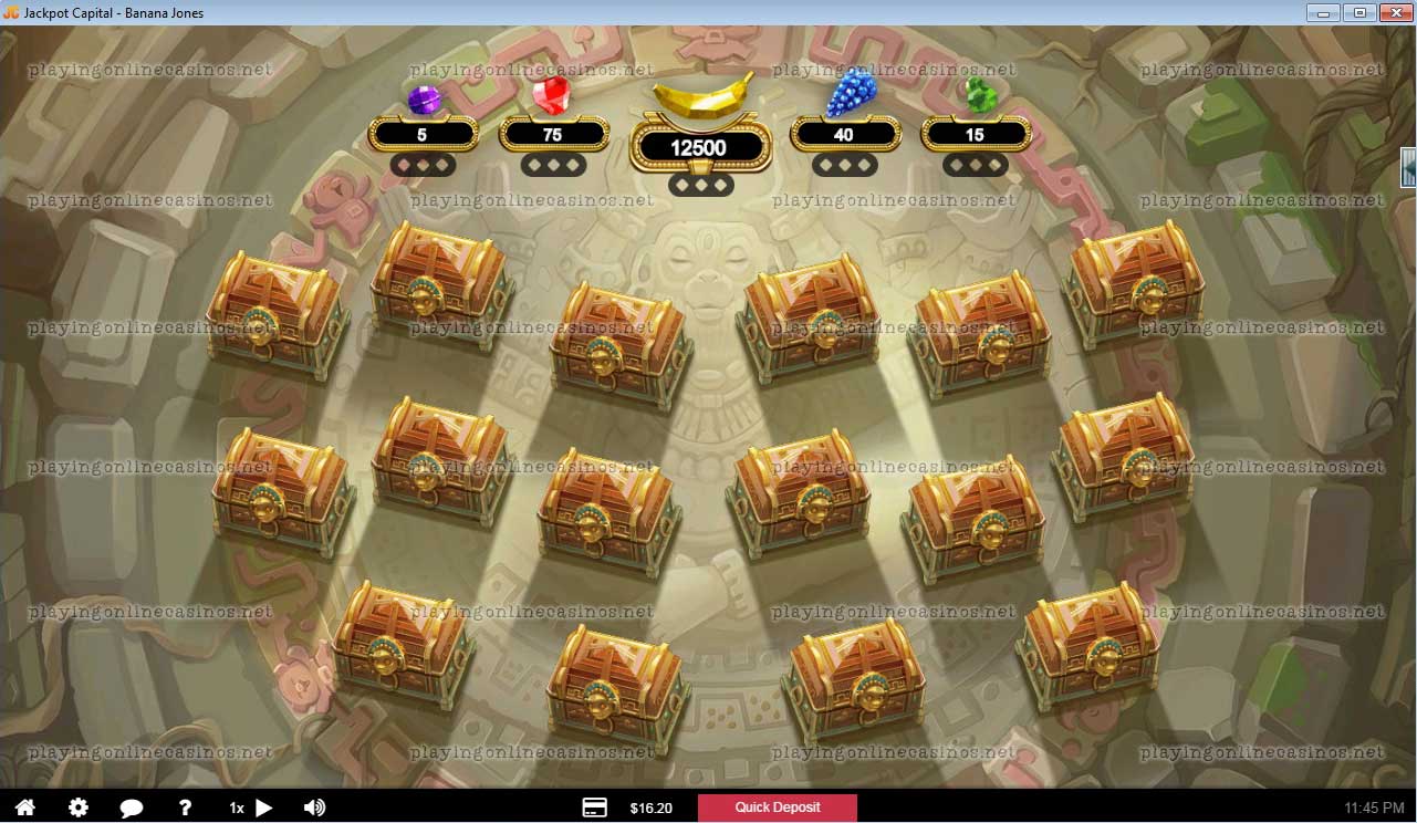 Banana Jones Online Casino Game