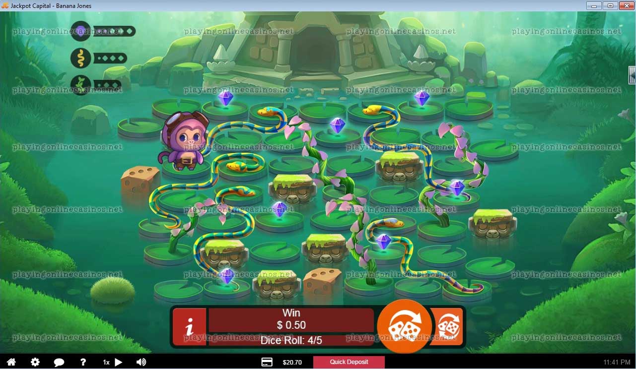 Banana Jones Online Casino Game
