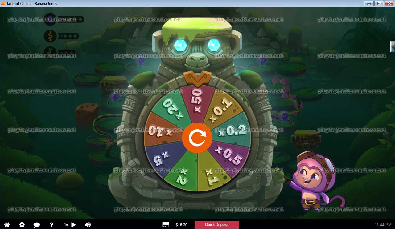 Banana Jones Online Casino Game