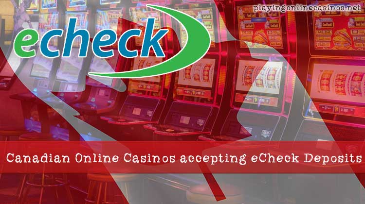 Online casino accepting e check