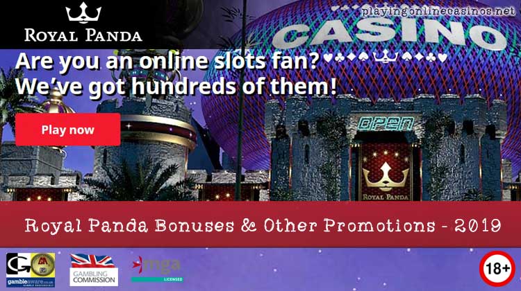 Royal Panda Casino new bonuses 2019